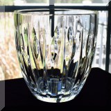 G36. Crystal vase. 7”h x 6.5”w - $22 